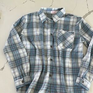 Pink Lily plaid flannel jacket NWOT